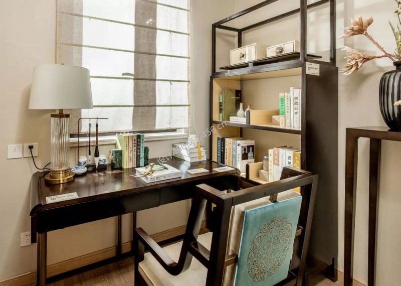 现代风格87平米书房家具家装效果图