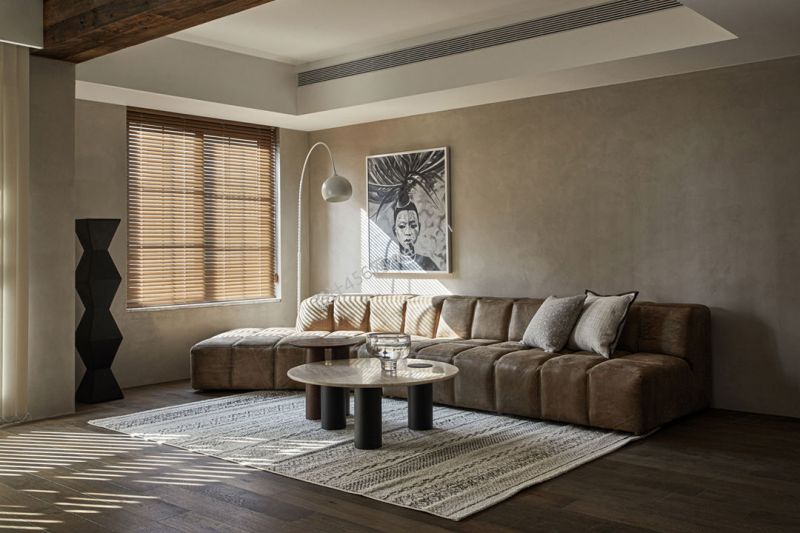 150平四居室简约风格客厅装修效果图