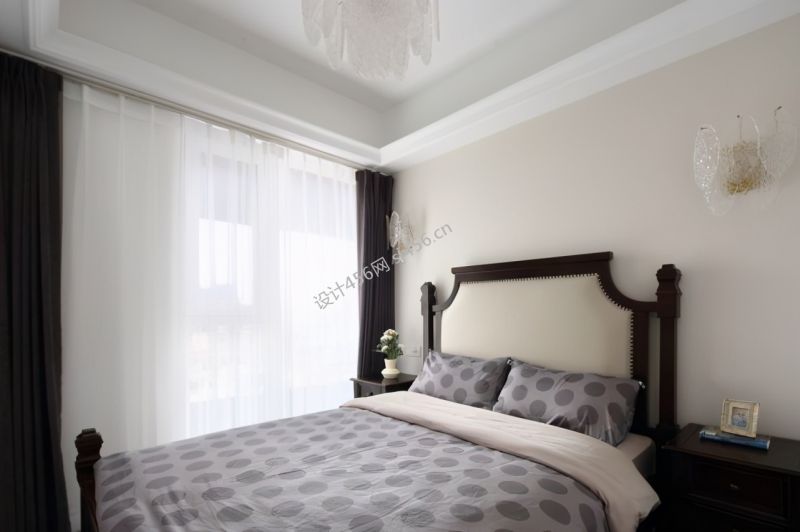 83平二居室简约风格卧室装修效果图