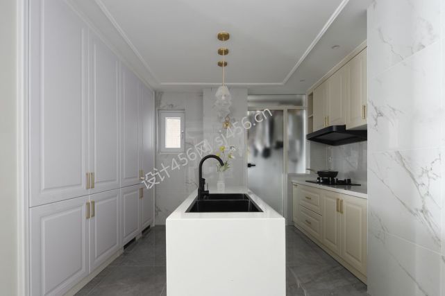 83平二居室简约风格厨房装修效果图