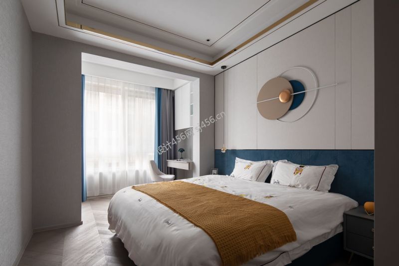 220㎡四居室现代风格卧室装修效果图
