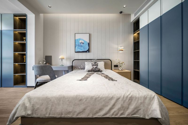 230平别墅现代风格卧室装修效果图