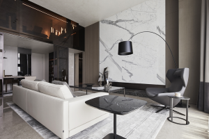 [太原大唐装饰]210㎡现代装修案例，打造出现代、雅致、温暖的居所空间！