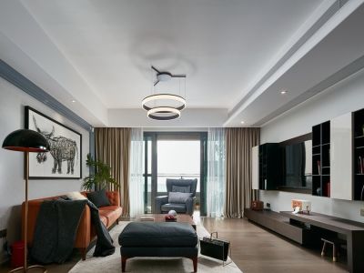 阳光·君悦府混搭风三居室170平米装修效果图案例