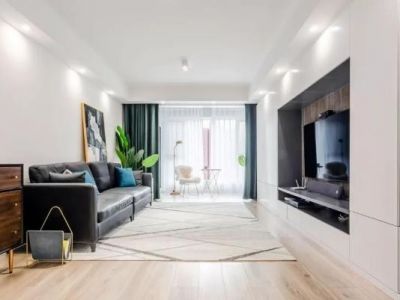 鸿华·御府现代风三居室122平米设计效果图案例