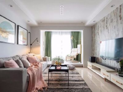 远达·鹭湖宫现代风86平米二居室设计效果图案例