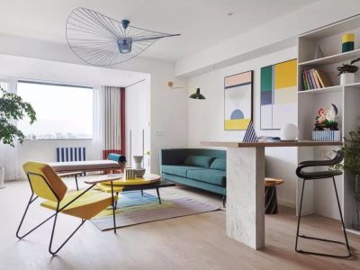 翡翠澜庭现代风125平米三居室装修图案例