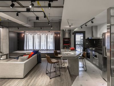 保利和府146平方四室工业风装修案例