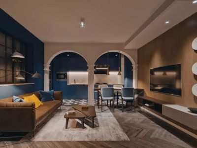 中海天赋山143平方四室法式装修案例