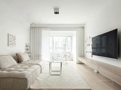 中建悦和城102平简约风格二居室装修案例