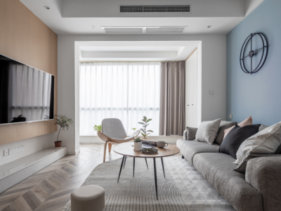 青秀城115平北欧极简风格装修案例