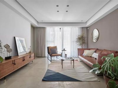 保利观棠和府90㎡三居室北欧风格装修案例