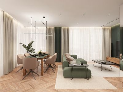 绿城泉悦春风138㎡四居室现代风格装修案例