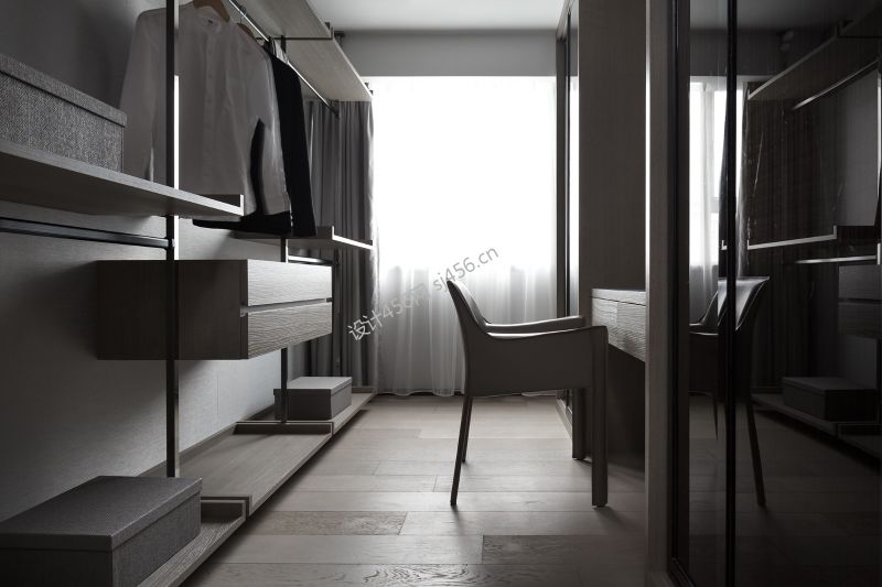 现代风格145平米书房家具家装效果图