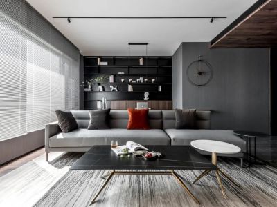 中建江山壹号143平现代风格三居室装修案例