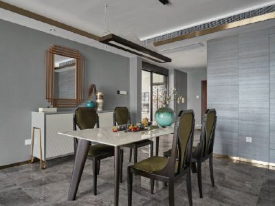 保利春天花语125平现代简约风格装修案例