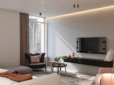 远大中央公园85平现代简约风格装修案例