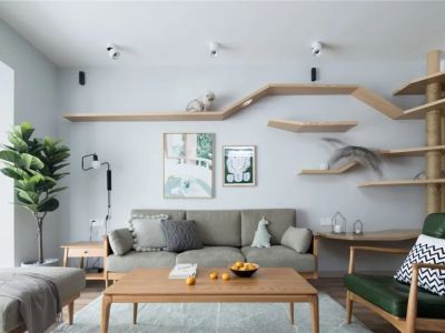 文景领秀120平北欧风格三居室装修案例