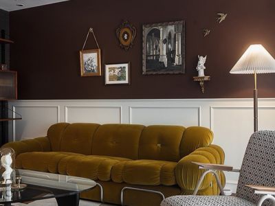 美地新领寓97㎡二居室混搭风格装修案例