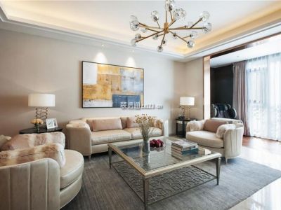 公园大道118平现代简约风格装修案例