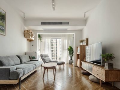 景城·玉兰花园日式风二居室87平米设计效果图案例