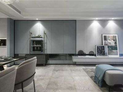 旭辉·熹阅现代风格109平米装修案例