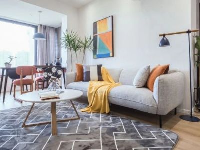 凯旋丽都花园112㎡三居室北欧风格装修案例