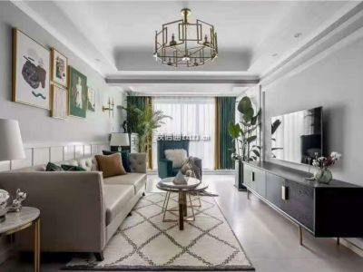 万达华府119平现代简约风格装修案例