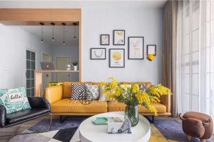 [北京海阔羽盛装饰]117平米北欧风装修，充满色彩旋律的家！