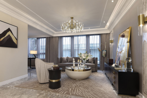 [南京纵合装饰]260㎡现代装修案例，现代轻奢精致温柔！