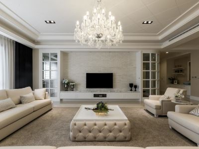 国基城邦100平米三居室欧式装修案例