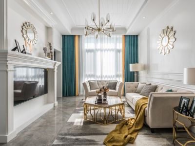 小康人家110平米三居室欧式装修案例