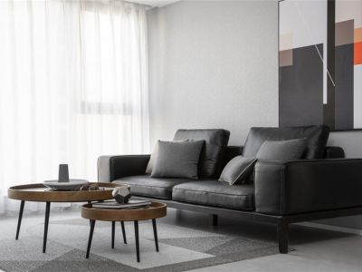 万科金域国际现代风格120平装修案例