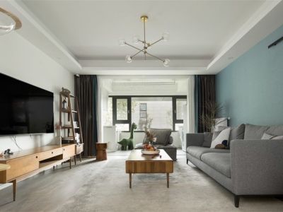 南宁宝能城北欧风格130平装修案例