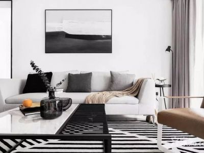 光明新村115平米北欧风格三居室装修案例