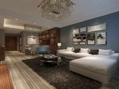 北欧风269.7平米别墅装修案例