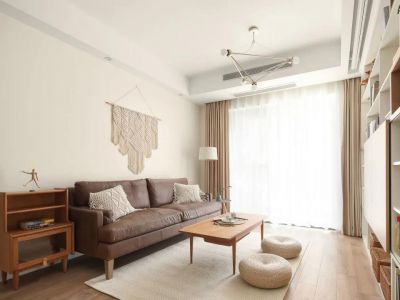 明发阅山悦府90㎡三居室北欧风格装修案例