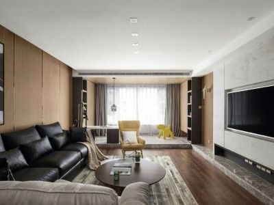 中建熙元府130㎡三居室简约风格装修案例