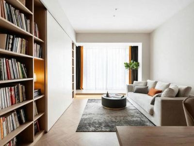 印悦府80㎡二居室现代风格装修案例