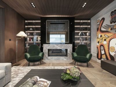 融创森海西岸汇118平方三室现代装修案例