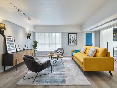 正荣润海北欧风三居室116平米设计效果图案例