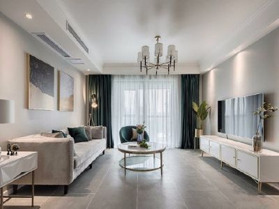 正荣·财富中心现代风格四居室205平米装修设计图案例