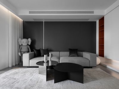 沣东旺城150平简约风格三居室装修案例