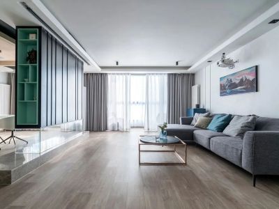 保利和光尘樾149平北欧风格三居室装修案例