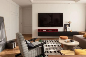 [南京丽福雅装饰]精装房改造设计，结合了现代和复古的时尚生活！