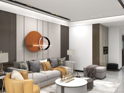 万科首府未来城116平米现代简约三居室装修案例