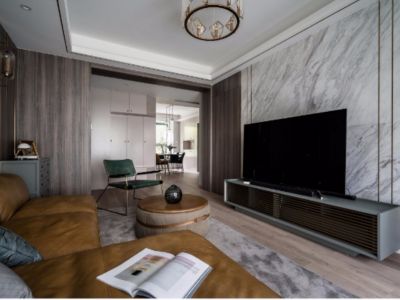 福阳广场美式风格75平装修案例