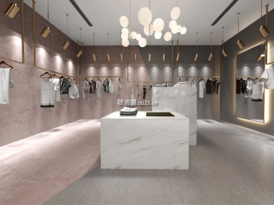 220平服装店装修案例