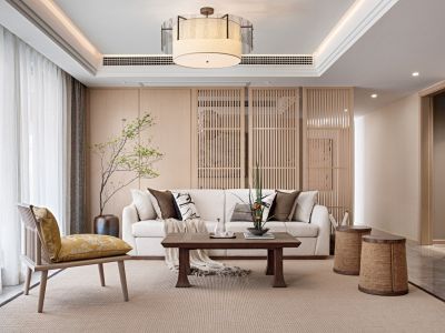 美的梧桐庄园168平日式风格四居室装修案例