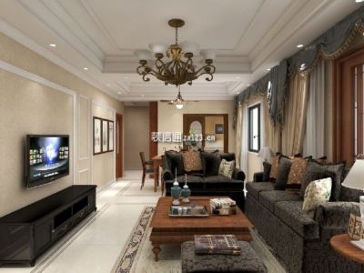 明信仕林府130平现代简约风格装修案例